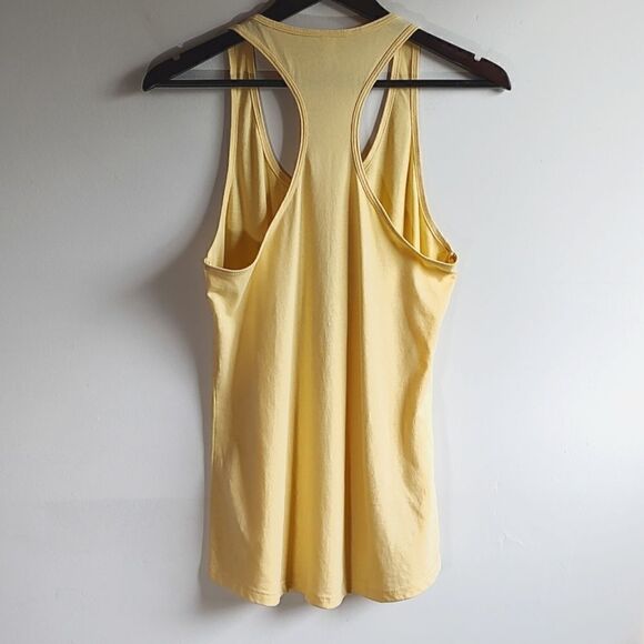 I'm Done Adulting Let's Go To Disney Women's Size XL Yellow Racerback Tank - Picture 3 of 7